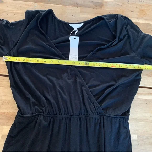 NWT BB Dakota Black Tie Sleeve Jumpsuit L - Picture 4 of 10